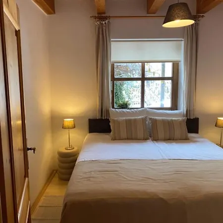 Quaint Mansion Near Bus In